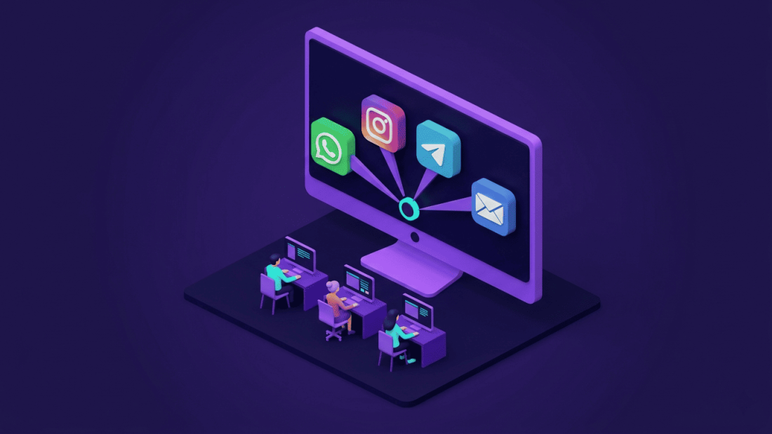 Plataforma de atendimento omnichannel: o que é, como funciona e o que olhar antes de contratar